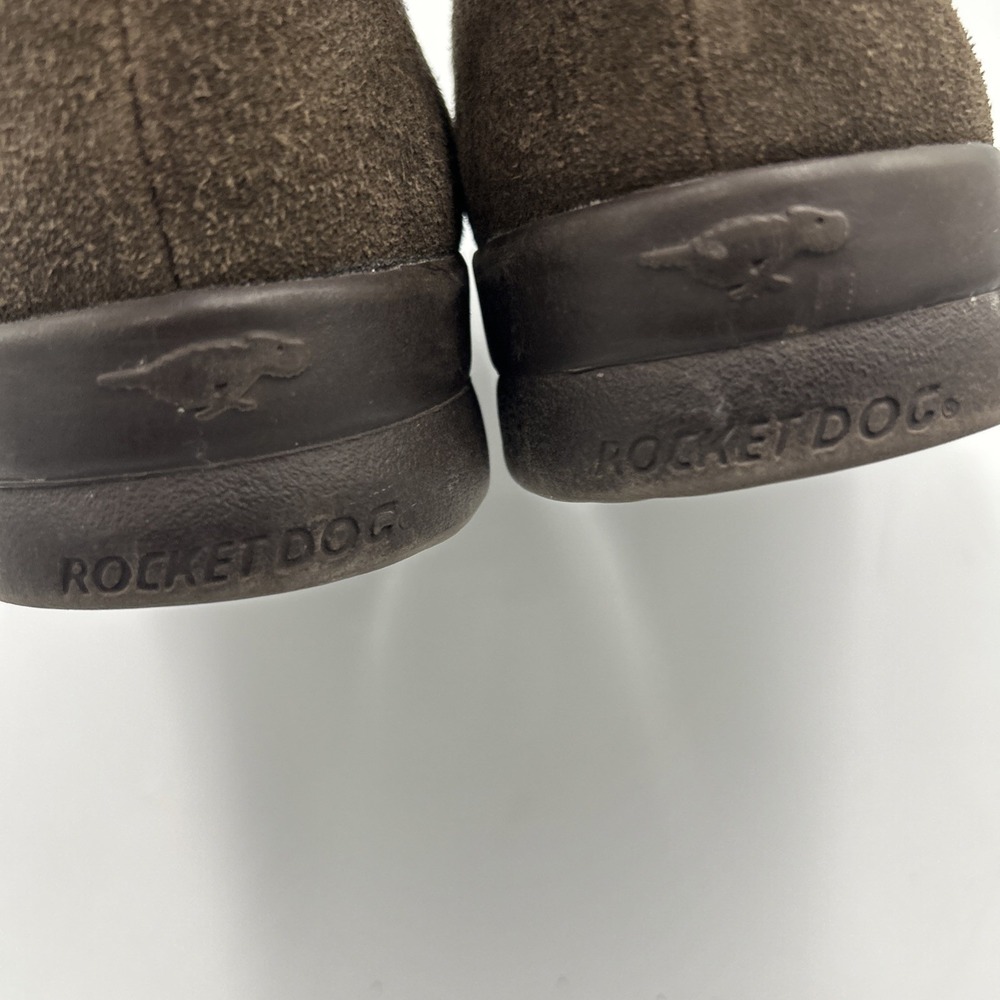 Rocket Dog Y2K Brown Suede Slip On Shoes 8.5 Whimsygoth Preppy Downtown Chic - Picture 14 of 14